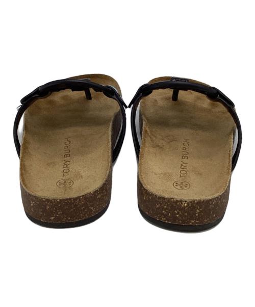 TORY BURCH（トリーバーチ）TORY BURCH (トリーバーチ) Miller Cloudサンダル ベージュ×ブラック サイズ:5の古着・服飾アイテム