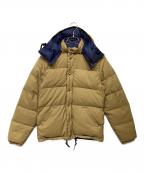 Crescent Down Worksクレセントダウンワークス）の古着「ダウンジャケット」｜ベージュ×ネイビー