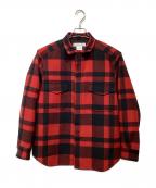 UNION LAUNCHユニオンランチ）の古着「CPO SHIRT」｜ブラック×レッド