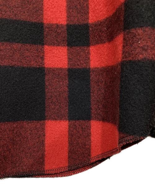 UNION LAUNCH（ユニオンランチ）UNION LAUNCH (ユニオンランチ) CPO SHIRT ブラック×レッド サイズ:Sの古着・服飾アイテム