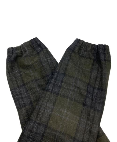 PAUL SMITH（ポールスミス）PAUL SMITH (ポールスミス) ミックスチェックウールダブルジップブルゾン ネイビー×ブラウン サイズ:Lの古着・服飾アイテム