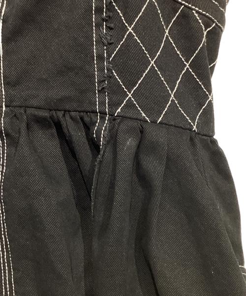 MAISON SPECIAL（メゾンスペシャル）MAISON SPECIAL (メゾンスペシャル) Washed Peplum Tops ブラック サイズ:Freeの古着・服飾アイテム