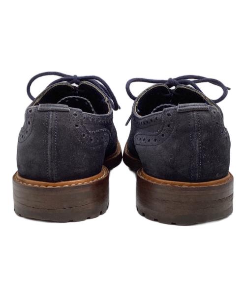Tricker's（トリッカーズ）Tricker's (トリッカーズ) ウィングチップシューズ　スウェード ネイビー サイズ:記載なしの古着・服飾アイテム
