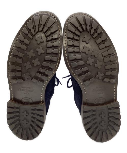 Tricker's（トリッカーズ）Tricker's (トリッカーズ) ウィングチップシューズ　スウェード ネイビー サイズ:記載なしの古着・服飾アイテム