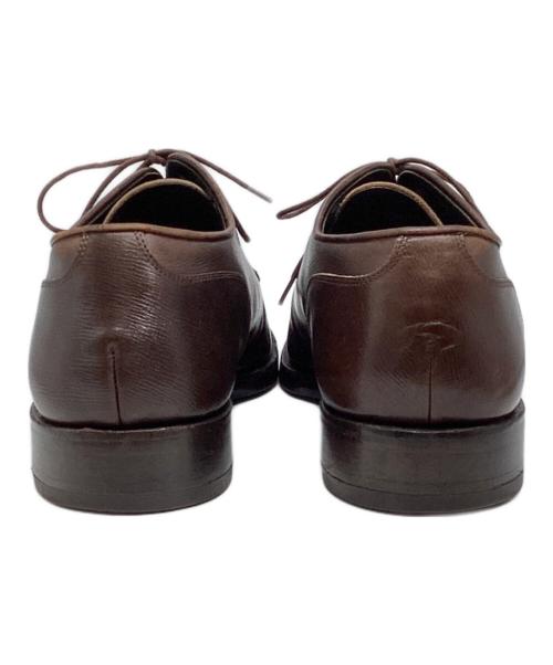 JOHNSTON&MURPHY（ジョンストン＆マーフィー）JOHNSTON&MURPHY (ジョンストン＆マーフィー) コンビ Uチップシューズ ブラウン×ベージュ サイズ:7 1/2の古着・服飾アイテム