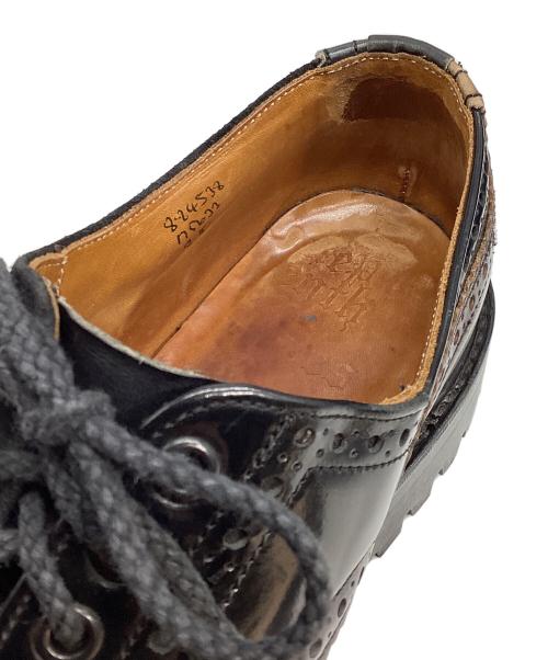 Tricker's（トリッカーズ）Tricker's (トリッカーズ) NEPENTHES (ネペンテス) ウィングチップシューズ ブラック×ブラウン サイズ:8.5の古着・服飾アイテム