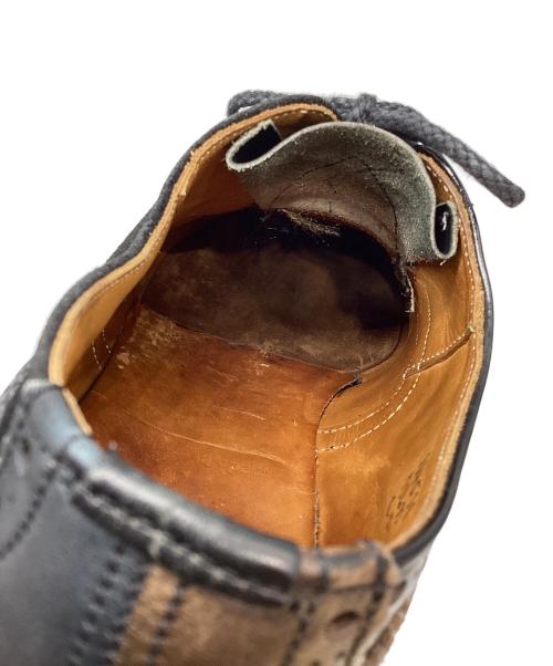 Tricker's（トリッカーズ）Tricker's (トリッカーズ) NEPENTHES (ネペンテス) ウィングチップシューズ ブラック×ブラウン サイズ:8.5の古着・服飾アイテム