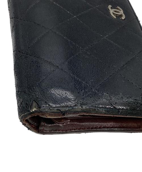 CHANEL（シャネル）CHANEL (シャネル) マトラッセ 長財布 ブラックの古着・服飾アイテム