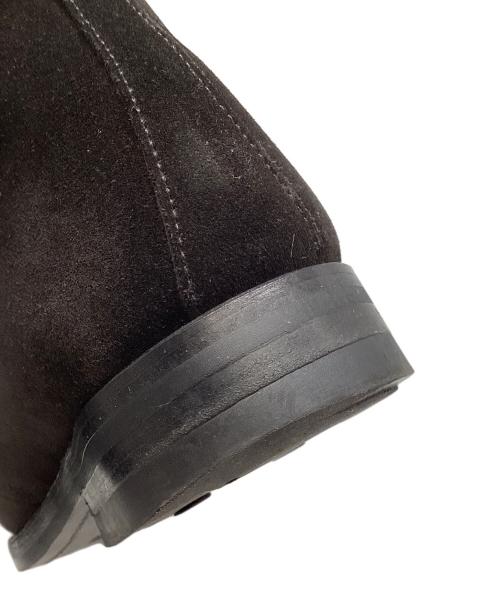 Crockett & Jones（クロケット＆ジョーンズ）Crockett & Jones (クロケット＆ジョーンズ) スエード チャッカブーツ ブラック サイズ:6の古着・服飾アイテム