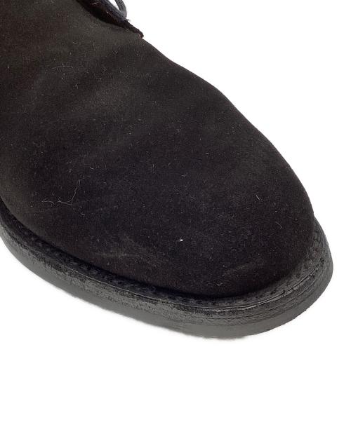 Crockett & Jones（クロケット＆ジョーンズ）Crockett & Jones (クロケット＆ジョーンズ) スエード チャッカブーツ ブラック サイズ:6の古着・服飾アイテム