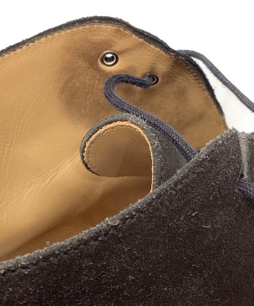 Crockett & Jones（クロケット＆ジョーンズ）Crockett & Jones (クロケット＆ジョーンズ) スエード チャッカブーツ ブラック サイズ:6の古着・服飾アイテム