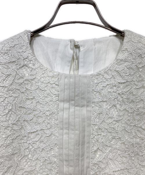 FUMIE=TANAKA（フミエタナカ）FUMIE=TANAKA (フミエタナカ) RAY BEAMS (レイ ビームス) 別注 セーラーカラー レース プルオーバー ホワイト サイズ:Free 未使用品の古着・服飾アイテム