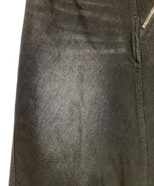 PHOTOCOPIEU（フォトコピュー）PHOTOCOPIEU (フォトコピュー) DONNA リングジップデニムスカート ブラック サイズ:36の古着・服飾アイテム