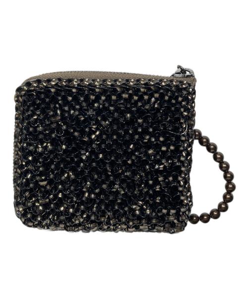 ANTEPRIMA（アンテプリマ）ANTEPRIMA (アンテプリマ) ミスクリオパール ラウンドウォレット ブラックの古着・服飾アイテム