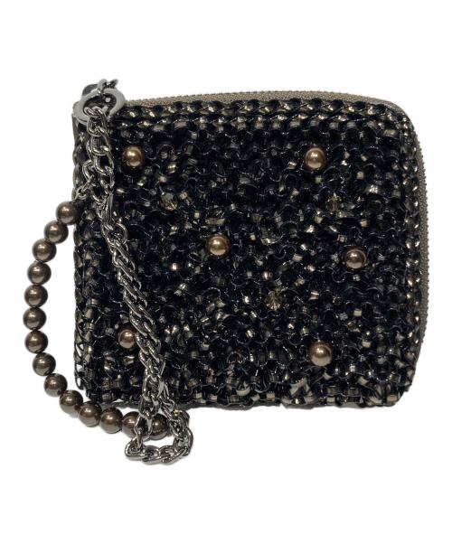 ANTEPRIMA（アンテプリマ）ANTEPRIMA (アンテプリマ) ミスクリオパール ラウンドウォレット ブラックの古着・服飾アイテム