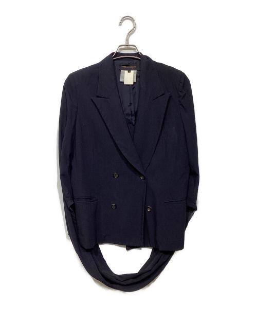 COMME des GARCONS（コムデギャルソン）COMME des GARCONS (コムデギャルソン) 90’s スリーブデザインジャケット ネイビー サイズ:Mの古着・服飾アイテム