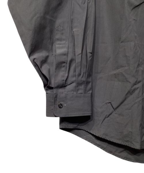 Graphpaper（グラフペーパー）Graphpaper (グラフペーパー) THOMAS MASON (トーマスメイソン) Oversized Band Collar Shirt GM204-50228B グレー サイズ:Fの古着・服飾アイテム