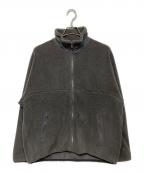 Graphpaperグラフペーパー）の古着「Wool Boa Zip-Up Blouson(ウール ボア ジップアップ ブルゾン)」｜グレー