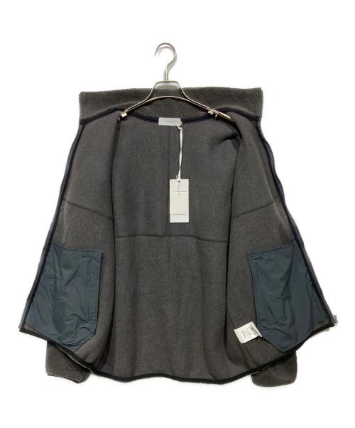 Graphpaper（グラフペーパー）Graphpaper (グラフペーパー) Wool Boa Zip-Up Blouson(ウール ボア ジップアップ ブルゾン) グレー サイズ:2の古着・服飾アイテム