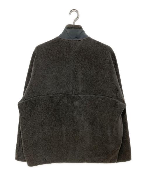 Graphpaper（グラフペーパー）Graphpaper (グラフペーパー) Wool Boa Zip-Up Blouson(ウール ボア ジップアップ ブルゾン) グレー サイズ:2の古着・服飾アイテム