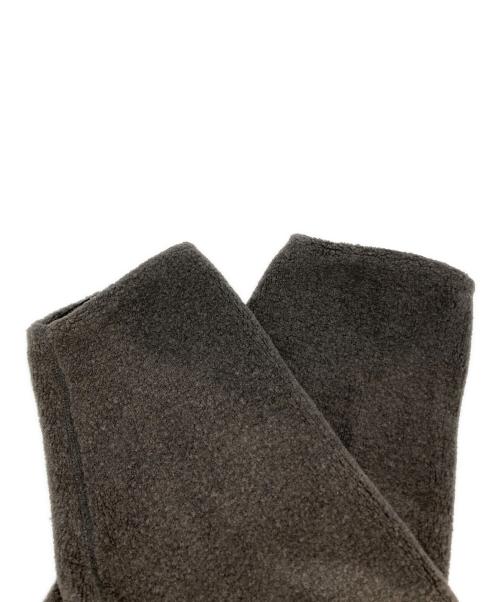 Graphpaper（グラフペーパー）Graphpaper (グラフペーパー) Wool Boa Zip-Up Blouson(ウール ボア ジップアップ ブルゾン) グレー サイズ:2の古着・服飾アイテム