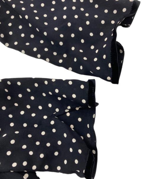 SINME（シンメ）SINME (シンメ) ドットロング マキシワンピース　K10-2 ブラック サイズ:Sの古着・服飾アイテム