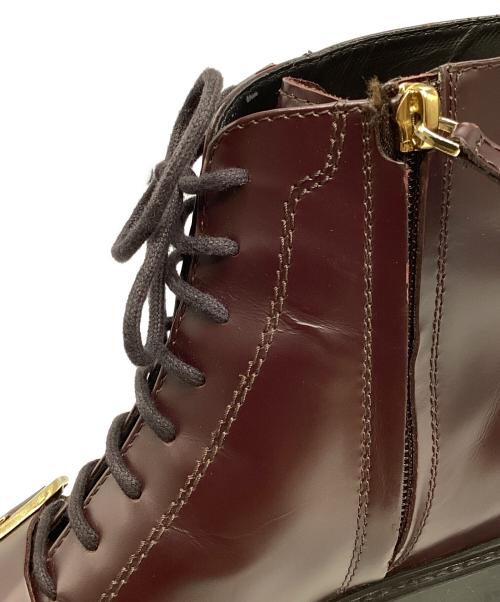 TOD'S（トッズ）TOD'S (トッズ) ベルトデザインブーツ ブラウン サイズ:37の古着・服飾アイテム