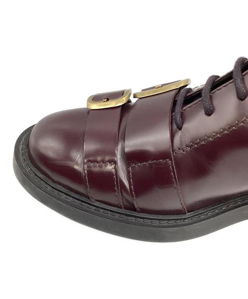 TOD'S（トッズ）TOD'S (トッズ) ベルトデザインブーツ ブラウン サイズ:37の古着・服飾アイテム