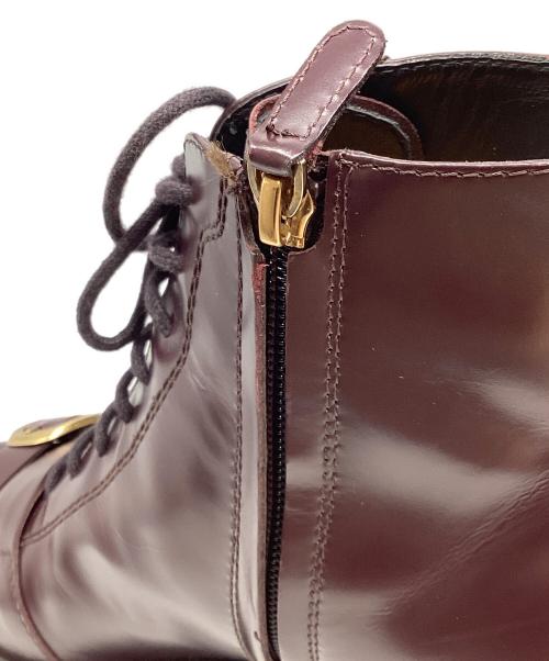 TOD'S（トッズ）TOD'S (トッズ) ベルトデザインブーツ ブラウン サイズ:37の古着・服飾アイテム