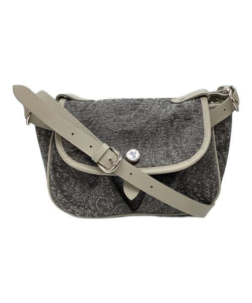 A VACATION（ア ヴァケーション）A VACATION (ア ヴァケーション) mini kiki ショルダーバッグ　	ペイズリー グレーの古着・服飾アイテム