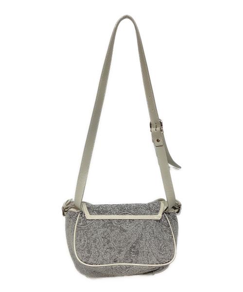 A VACATION（ア ヴァケーション）A VACATION (ア ヴァケーション) mini kiki ショルダーバッグ　	ペイズリー グレーの古着・服飾アイテム