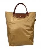 LONGCHAMPロンシャン）の古着「ル プリアージュ オリジナル M ショッピングバッグ」｜ブラウン