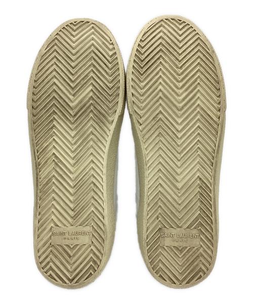 Saint Laurent Paris（サンローランパリ）Saint Laurent Paris (サンローランパリ) Court Classic Embroidered Sneakers ホワイト サイズ:37の古着・服飾アイテム