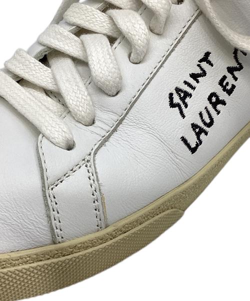 Saint Laurent Paris（サンローランパリ）Saint Laurent Paris (サンローランパリ) Court Classic Embroidered Sneakers ホワイト サイズ:37の古着・服飾アイテム