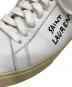 中古・古着 Saint Laurent Paris (サンローランパリ) Court Classic Embroidered Sneakers ホワイト サイズ:37：13000円
