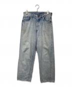 COMOLIコモリ）の古着「デニム5Pパンツ　W03-03004」｜インディゴ