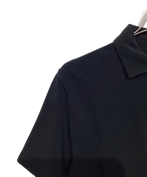 THREE DOTS（スリードッツ）THREE DOTS (スリードッツ) ポロシャツ ブラック サイズ:40の古着・服飾アイテム