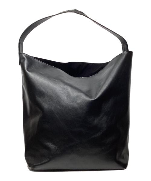 AURALEE（オーラリー）AURALEE (オーラリー) Aeta (アエタ) LEATHER BIG SHOULDER BAG ブラックの古着・服飾アイテム