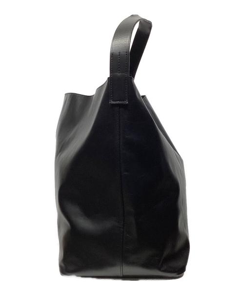 AURALEE（オーラリー）AURALEE (オーラリー) Aeta (アエタ) LEATHER BIG SHOULDER BAG ブラックの古着・服飾アイテム