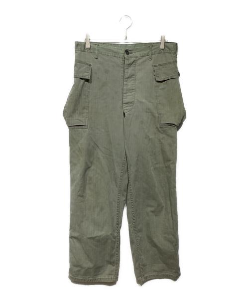 US ARMY（ユーエスアーミー）US ARMY (ユーエスアーミー) 40’S 　M-43 カーゴパンツ オリーブ サイズ:不明の古着・服飾アイテム