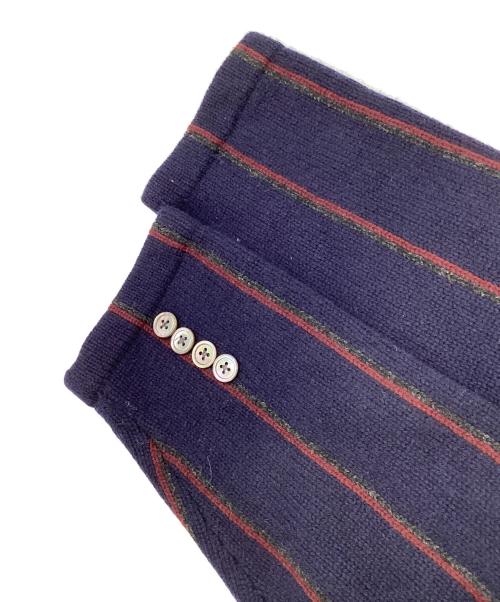 RALPH LAUREN（ラルフローレン）RALPH LAUREN (ラルフローレン) ニットダブルジャケット ネイビー サイズ:Mの古着・服飾アイテム