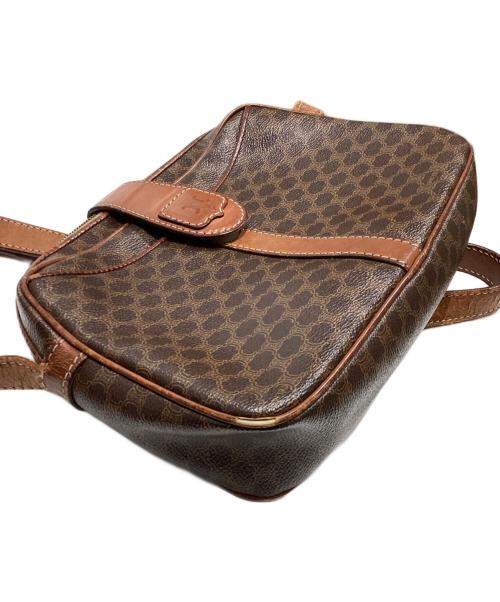 CELINE（セリーヌ）CELINE (セリーヌ) OLD　マカダム柄ショルダーバッグ ブラウンの古着・服飾アイテム