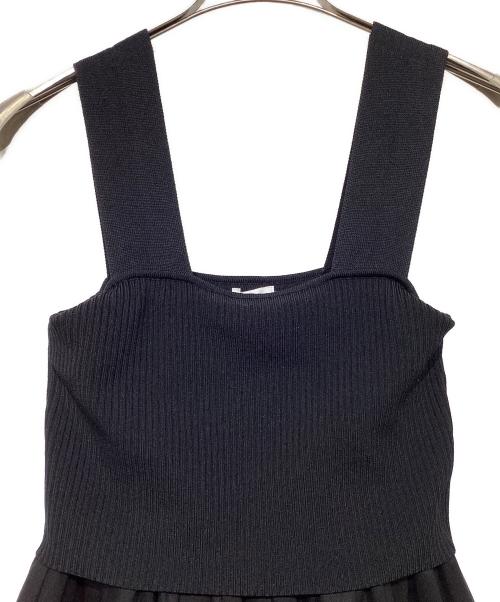 woadblue（ウォードブルー）woadblue (ウォードブルー) AUDREYドレス ブラック サイズ:S 未使用品の古着・服飾アイテム