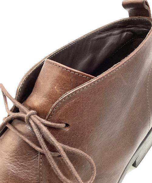 BUTTERO（ブッテロ）BUTTERO (ブッテロ) B6671　チャッカーブーツ ブラウン サイズ:41の古着・服飾アイテム