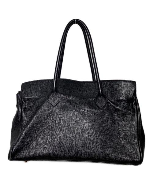 AULENTTI（オウレンティ）AULENTTI (オウレンティ) レザービッグトート ブラックの古着・服飾アイテム