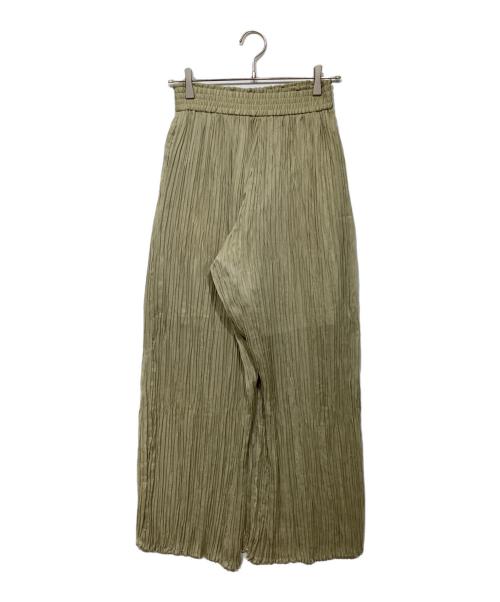 HYKE（ハイク）HYKE (ハイク) RANDOM PLEATED PANTS ベージュ サイズ:1の古着・服飾アイテム