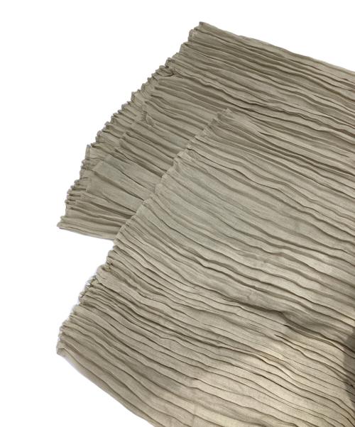 HYKE（ハイク）HYKE (ハイク) RANDOM PLEATED PANTS ベージュ サイズ:1の古着・服飾アイテム