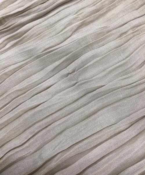 HYKE（ハイク）HYKE (ハイク) RANDOM PLEATED PANTS ベージュ サイズ:1の古着・服飾アイテム