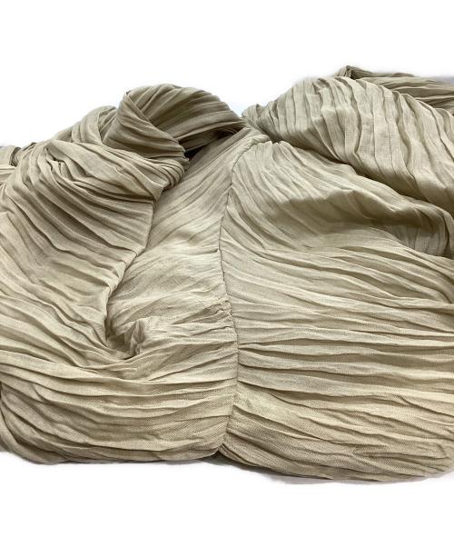 HYKE（ハイク）HYKE (ハイク) RANDOM PLEATED PANTS ベージュ サイズ:1の古着・服飾アイテム