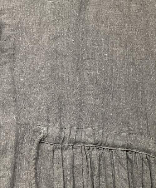 オオカミとフクロウ（オオカミトフクロウ）オオカミとフクロウ (オオカミトフクロウ) リネンワンピース ブラック サイズ:-の古着・服飾アイテム